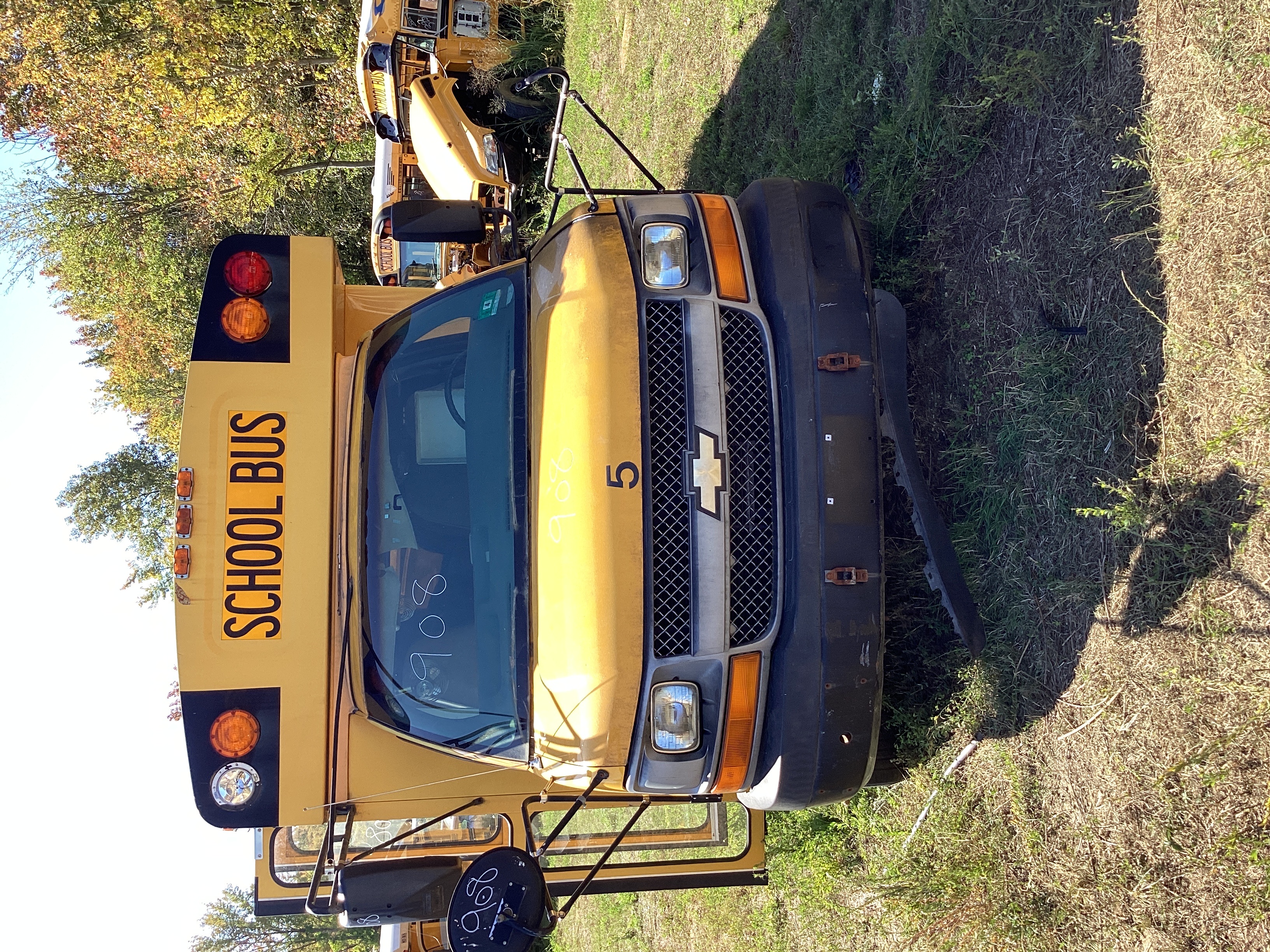 2002 Collins built Chevy short bus